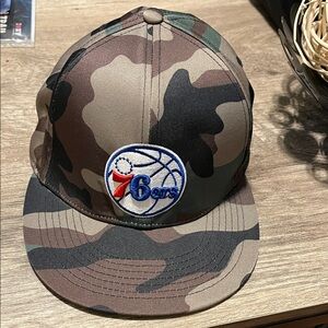 NBA Ultra Game Camouflage Philadelphia 76ers Snapback Hat